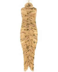 Magda Butrym - 'dress37' Dress With 3d Floral Detail - Lyst