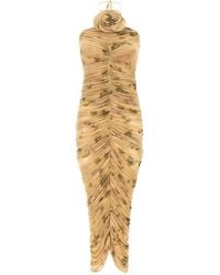 Magda Butrym - 'dress37' Dress With 3d Floral Detail - Lyst