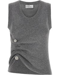 GIUSEPPE DI MORABITO - Jewel Brooch Top - Lyst