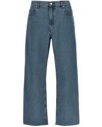 A.P.C. - 'relaxed Raw Edge' Jeans - Lyst