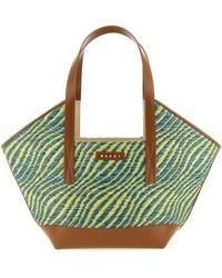 Marni - 'waves Piccola' Shopping Bag - Lyst