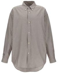 Hed Mayner - 'pinstripe Oxford' Shirt - Lyst