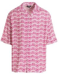 Gcds - Camicia 'Waved Logo' - Lyst