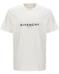 Givenchy - Reversible Logo-print Cotton-jersey T-shirt - Lyst
