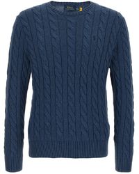 Polo Ralph Lauren - Cable Knit Crewneck Sweater - Lyst