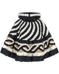 RAXXY - 3D Color-Block Cape - Lyst