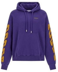 Off-White c/o Virgil Abloh - Tape Arrow Felpe Viola-Uomo - Lyst