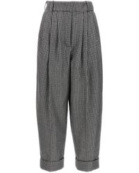 Alexandre Vauthier - Metal Houndstooth Trousers - Lyst