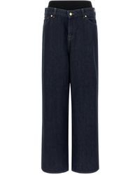 7 For All Mankind - 'banded Slouchy Wide' Jeans - Lyst
