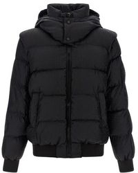 Balmain - 'monogram Pb Labirinto' Down Jacket - Lyst