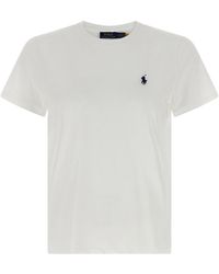Polo Ralph Lauren - Logo Embroidery T-shirt - Lyst