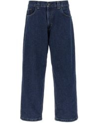 Carhartt - Jeans With Logo Patch - Lyst
