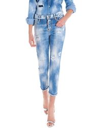 DSquared² 'cool Girl Cropped' Jeans - Blue