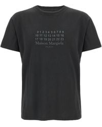 Maison Margiela - 'numeric Signature Mm6' T-shirt - Lyst