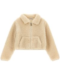 Moncler - Teddy Effect Sweatshirt - Lyst