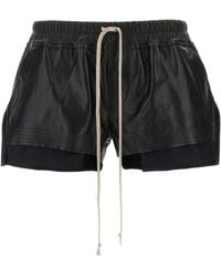 Rick Owens - Shorts With Layered Hem - Lyst