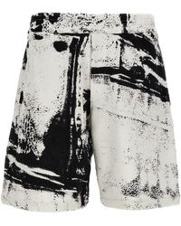 Alexander McQueen - All-over Print Bermuda Shorts - Lyst