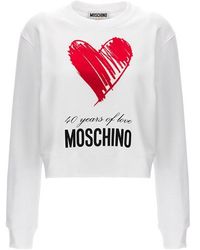Moschino - '40 Years Of Love' Sweatshirt - Lyst