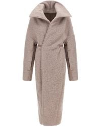 Rick Owens - 'dracucollar Belted' Coat - Lyst
