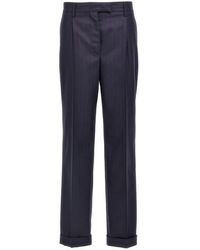 Prada - Pantalone gessato - Lyst