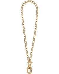 Rabanne - Chain Necklace With T-Bar Closure - Lyst