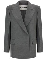 Jil Sander - Wool Blazer - Lyst