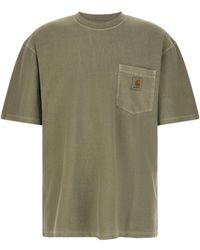 Carhartt - T-Shirt With Chest Pocket - Lyst