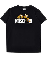 Moschino - T-Shirt Mit Logodruck - Lyst