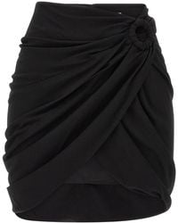 Isabel Marant - Sabrina Skirt With Asymmetrical Draping - Lyst
