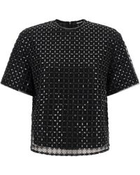 ROTATE BIRGER CHRISTENSEN - 'beaded Oversize' Top - Lyst