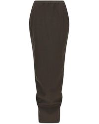 Rick Owens - 'Soft Pillar Long' Skirt - Lyst