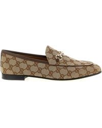 Gucci - Jordaan Gg Motif Loafers - Lyst