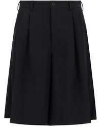 Comme des Garçons - Wool Bermuda Shorts - Lyst