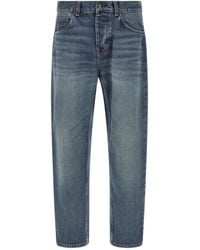 Carhartt - Trousers With Logo Patch - Lyst