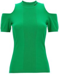 Karl Lagerfeld - Top Mit Cut-Out-Detail - Lyst