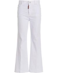 DSquared² - 'super Flared Cropped' Jeans - Lyst