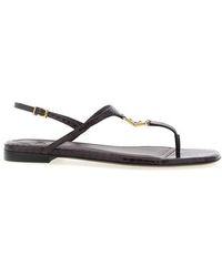 Fendi - ' Ffold' Sandals - Lyst