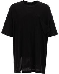 Yohji Yamamoto - Unfinished Pocket T-shirt - Lyst