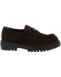 Prada - 'Double Chocolate' Loafers - Lyst