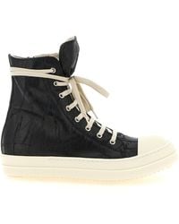 Rick Owens - 'Sneaks' High-Top Sneakers - Lyst