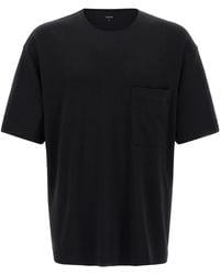 Lemaire - Cotton And Silk T-shirt - Lyst
