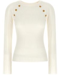 Balmain - 3 Buttons Sweater - Lyst