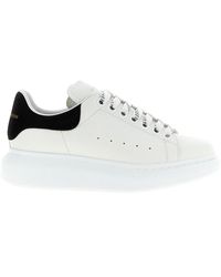 McQueen - Oversize Leather Sneakers - Lyst