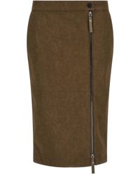 Pinko - Skirt With Side Zip - Lyst