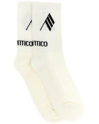 The Attico - Logo Intarsia Socks - Lyst