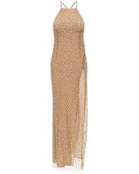 Elisabetta Franchi - Abito 'Red Carpet' cristalli - Lyst