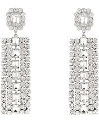 Self-Portrait - 'multi Crystal Droplet' Earrings - Lyst