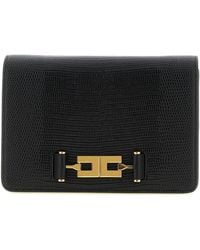 Elisabetta Franchi - Lizard Print Crossbody Bag - Lyst