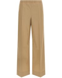 Moncler - Grosgrain Logo Patch Pants - Lyst