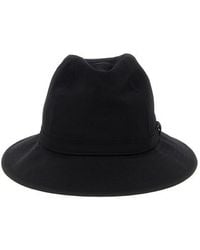 Yohji Yamamoto - Wool Gabardine Fedora Hats - Lyst